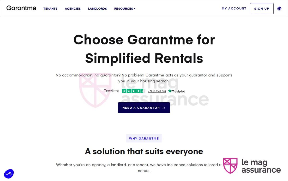 Capture : Home | Garantme makes rental management easy